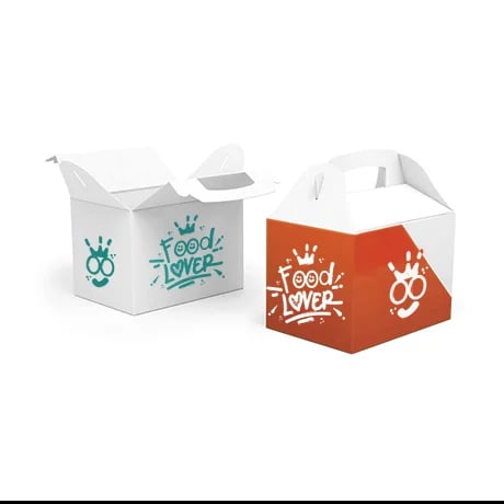 Lunchboxen van karton
