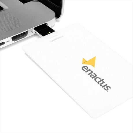 USB-creditcard, wit