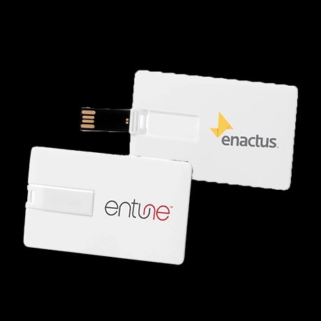 USB-creditcard, wit