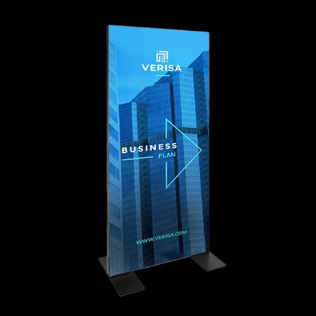 Vrijstaand textielframe