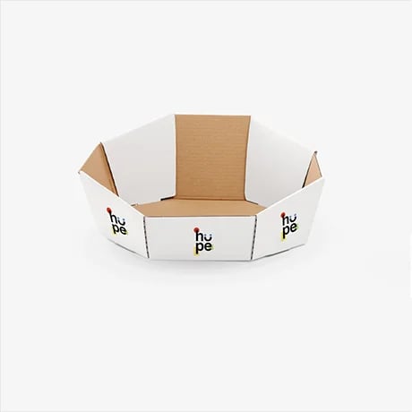 Achthoekige cadeaumand met bedrukking voor geschenkverpakking