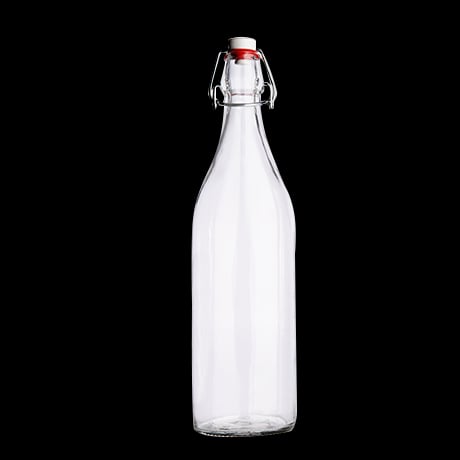 Glazen flessen met beugelsluiting