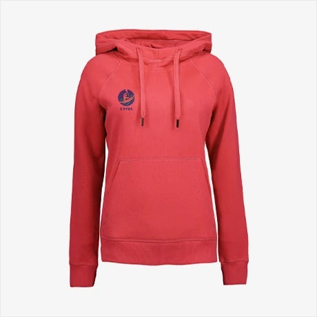 Premium dames hoodie met bedrukking voor professioneel gebruik