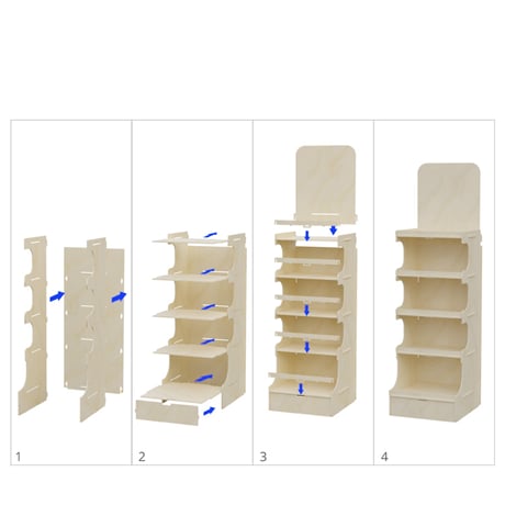 Houten POS-displays
