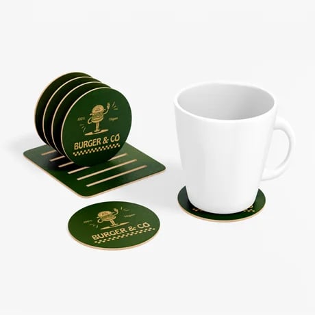Houten onderzetters