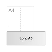 A5 US (29,7 x 10,5 cm)