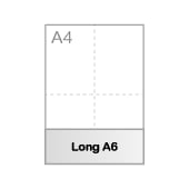 A6 US (21 x 7,4 cm)
