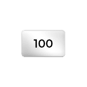 100 g glanzend gestreken papier