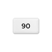 90 g mat gestreke papier