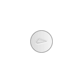 Rond, diameter 2 cm