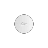Rond, diameter 4 cm