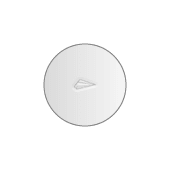 Rond, diameter 6 cm