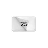 25 vellen