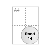 Rond diameter14 cm