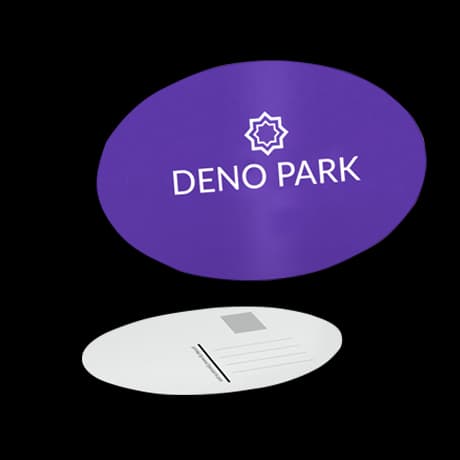 Postkaarten, rond/ovaal