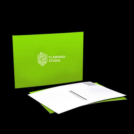 Vierkante ansichtkaarten natuurpapier verschillende veredelingen Professionele vierkante kaarten uniek formaat premium materialen Opvallende ansichtkaarten vierkant veredeling natuurpapier